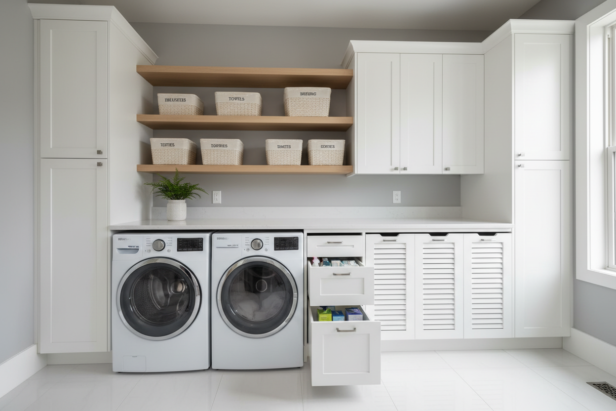 Laundry Room Cabinet Ideas: Efficient Layouts, Smart Storage, and ...