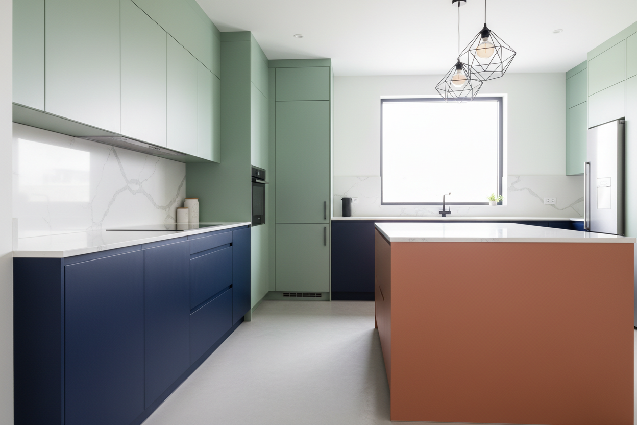 Coloured Cabinets Ideas 2026: Modern Kitchen Cabinet Colors, Trends ...