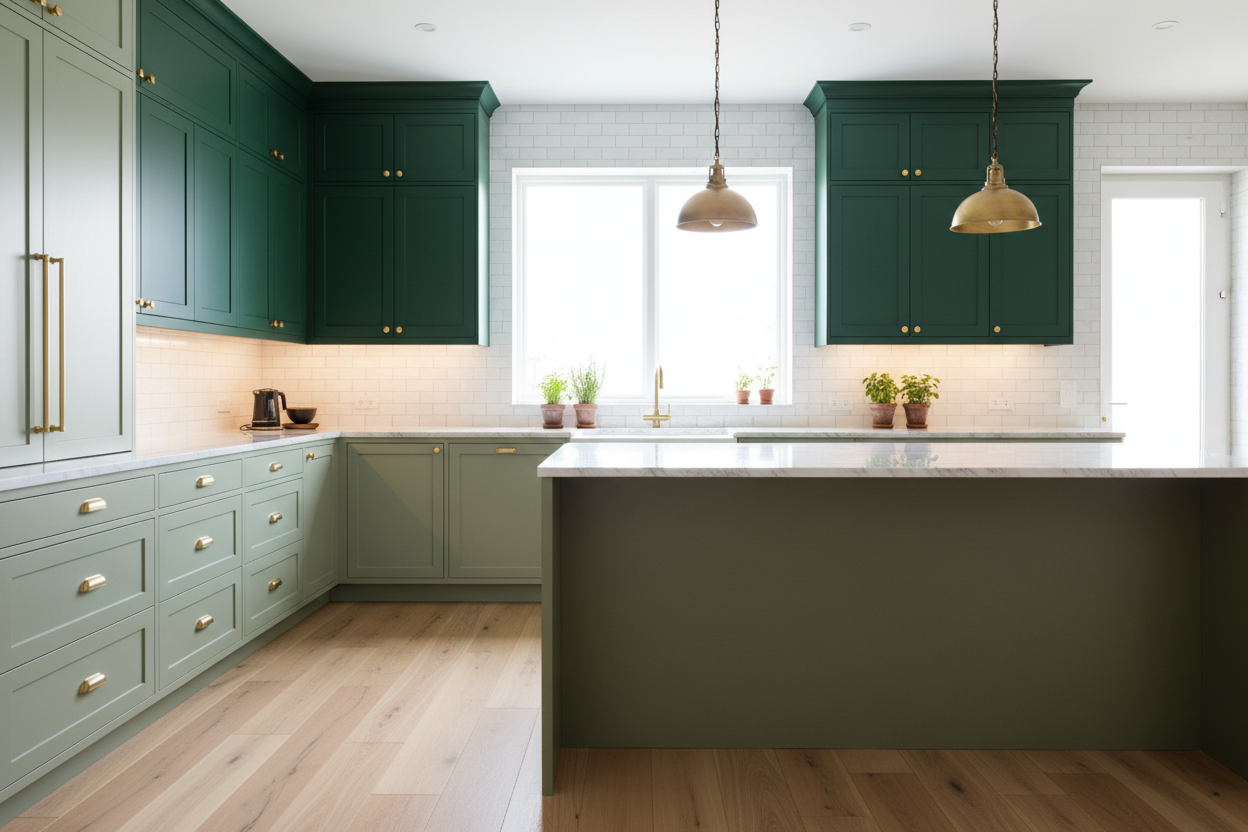 Green Cabinets in Kitchen Trends: Color Pairing Ideas for Modern Homes ...