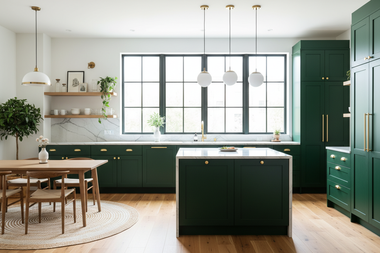 Green Cabinets in Kitchen: Smart Design Ideas for Style and Storage ...