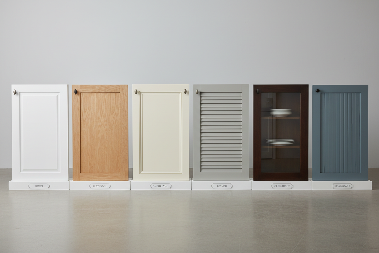 A closer look at Custom Kitchen Cabinet Doors Transitional