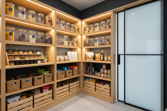 walk in corner pantry