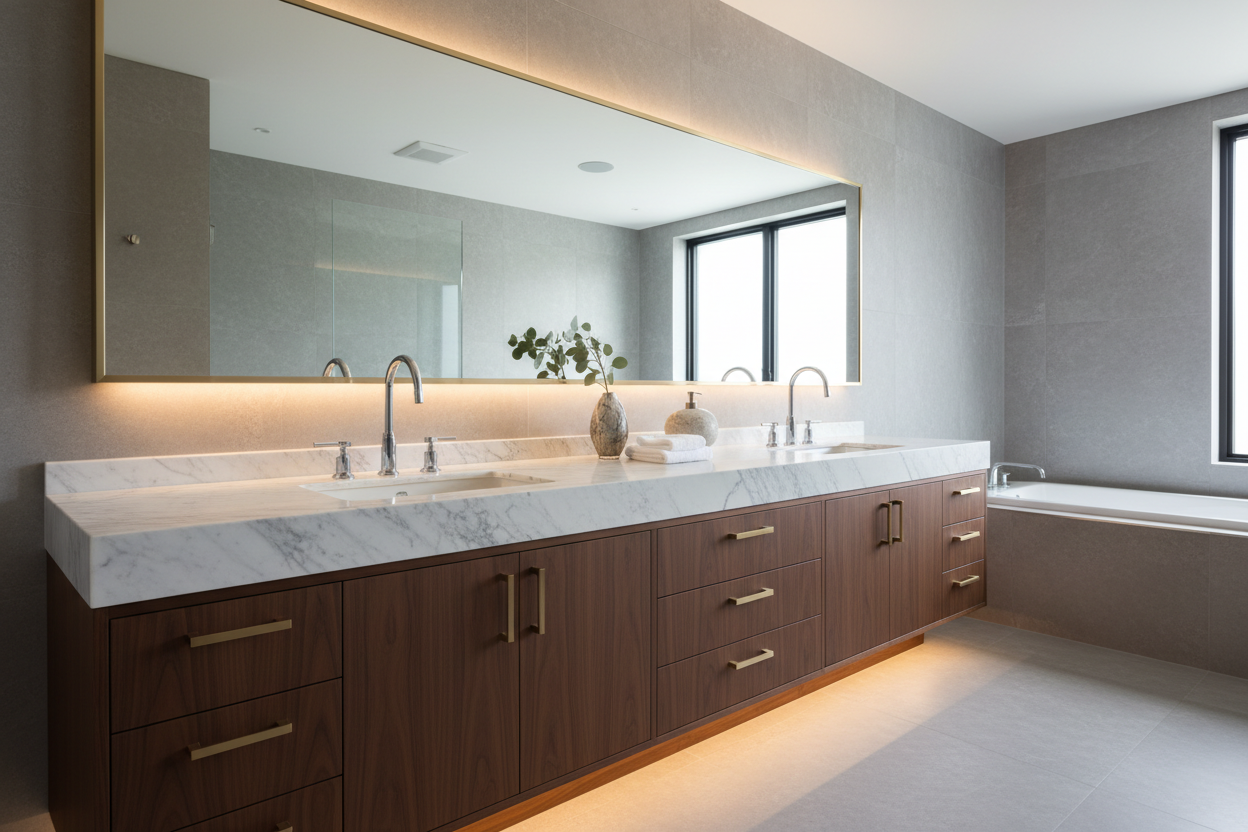 Luxury Custom Bathroom Vanities | Premium Floating & Double Sink ...