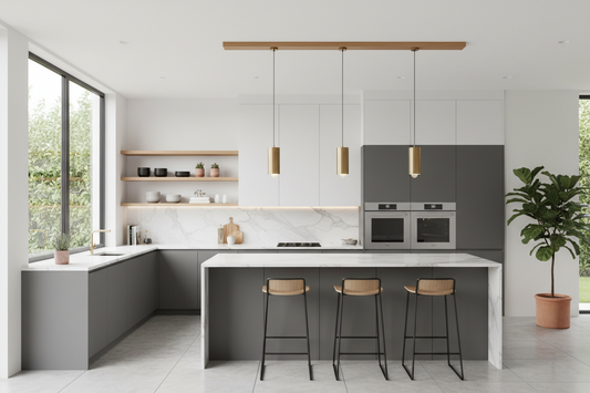 modern kitchen space planning