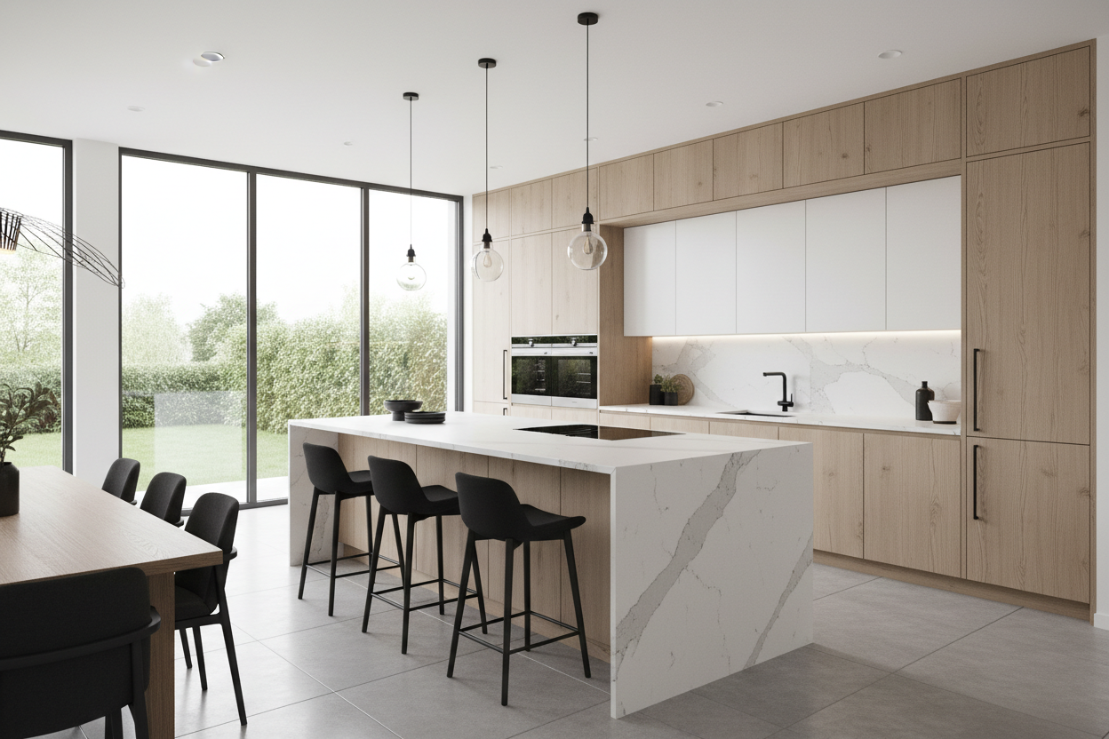 Why Modern Modern Kitchens Dominate New Homes and Residential Projects ...