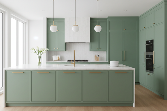 Sage Green Cabinets