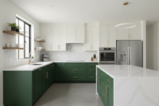 2 tone kitchen cabinets