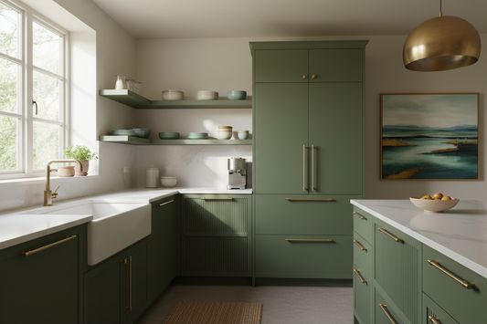 Olive Green Kitchen Cabinets