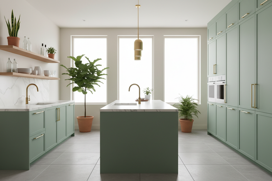 Sage Green Cabinets