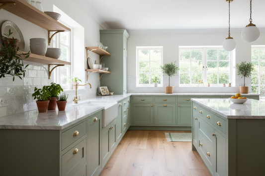 Sage Green Cabinets