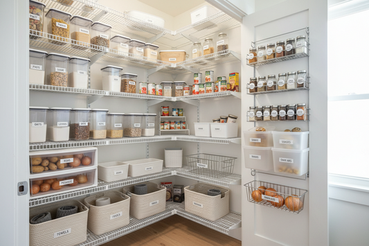 Pantry shelves